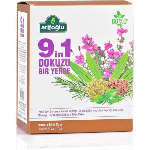 Arifoglu | Nine in One Form Herbal Tea 60 Tea Bags Arifoglu Tea & Infusions