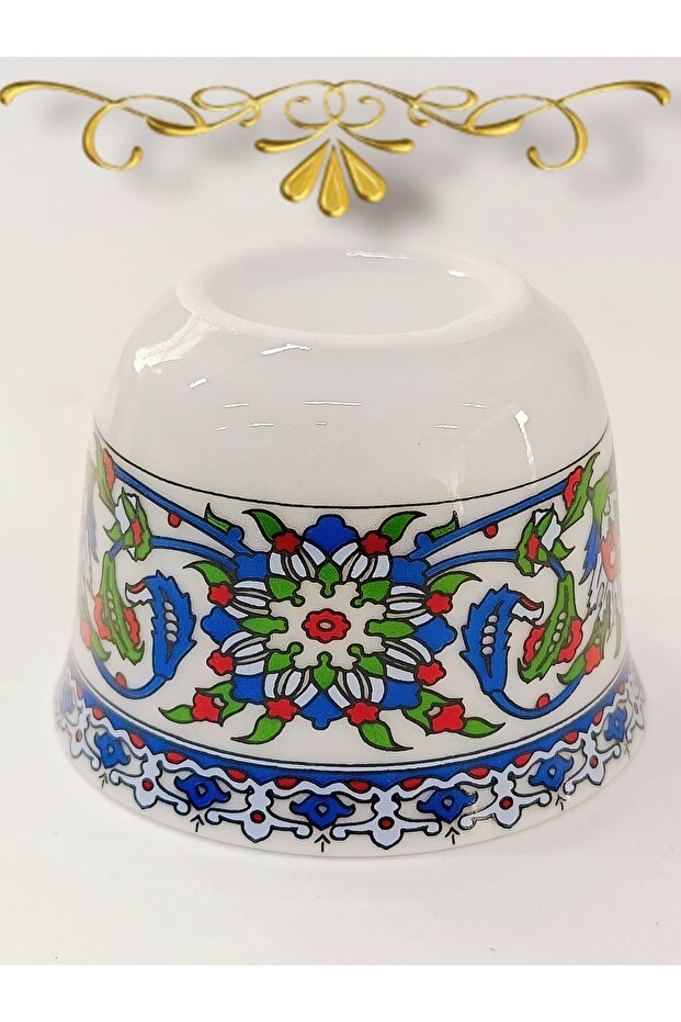 Artisanal Turkish Porcelain Coffee & Espresso Serving Set - 6 - Piece Set - TryAladdin