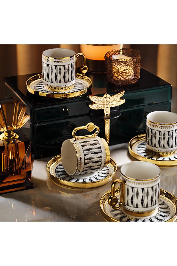 Aryildiz Dawn Professional Turkish Coffee Cup Set - 12 Piece 6 Person - TryAladdin