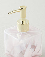 Premium Ceramic Bathroom Liquid Soap Dispenser Pink