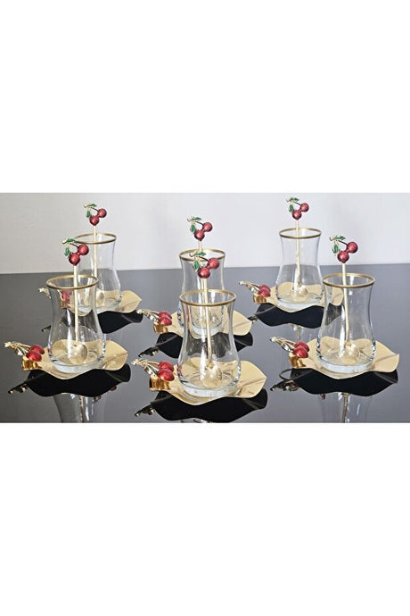 Atabey Home Professional Eva 18 - Piece Luxury Cast Cherry Tea Set - TryAladdin