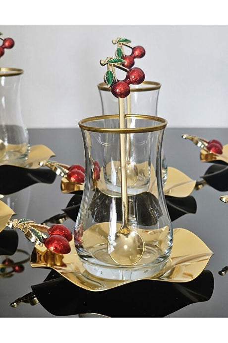 Atabey Home Professional Eva 18 - Piece Luxury Cast Cherry Tea Set - TryAladdin