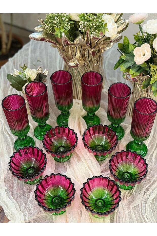 Atabey Professional Dual - Color Turkish Coffee Serving Set - 12 Piece - TryAladdin