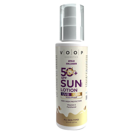 Atelocollagen SPF 50+ Sun Protection Lotion - Hydrating & No White Cast - TryAladdin