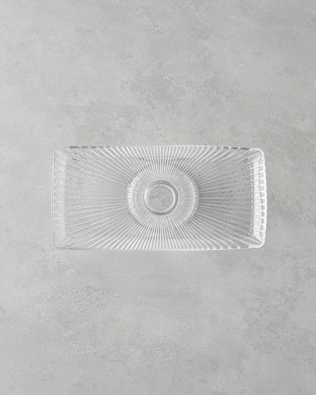 Professional Transparent Glass Cake Display Stand