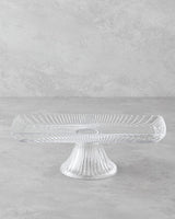 Professional Transparent Glass Cake Display Stand