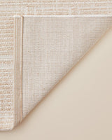 Elegant Beige Woven Area Rug Turkish Inspired Design