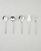Professional Grade Stainless Steel 5 Piece Silver Serving Set