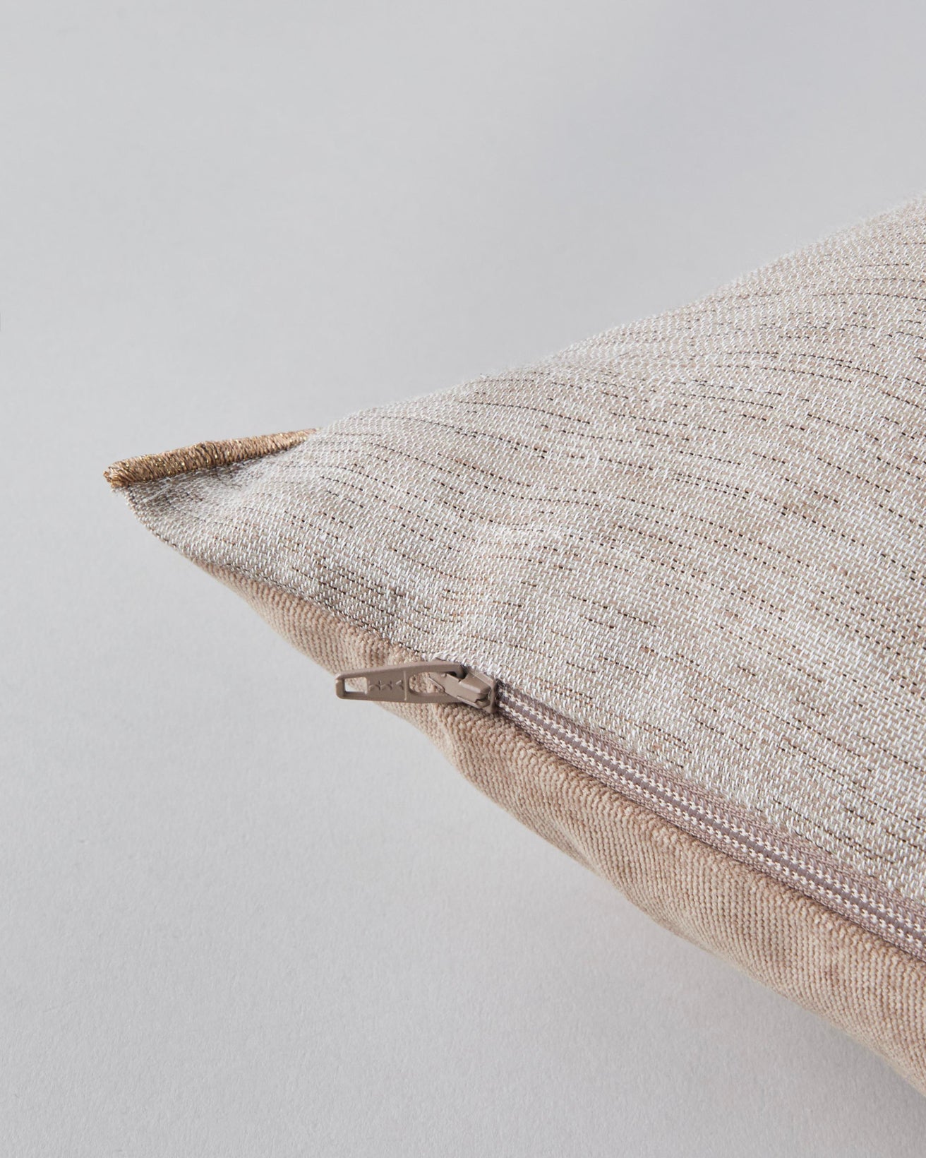 Premium Decorative Throw Pillow Bronze 45x45cm