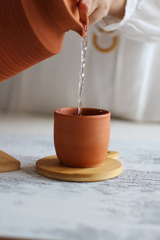Authentic Turkish Earthenware Serving Cup - 200cc - TryAladdin