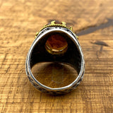 Authentic Turkish Handcrafted Men's Zultanite Color Changing 925 Sterling Silver Ring - TryAladdin