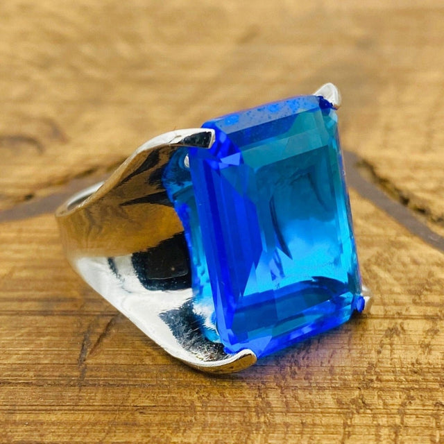 Authentic Women's Sapphire Stone Ring