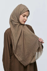Aya Shawl - Lightweight Cotton, Breathable Earth Tone - TryAladdin