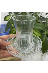 Aybaba Store Professional Turkish Tea Glass Set - 12 - Piece Set - TryAladdin