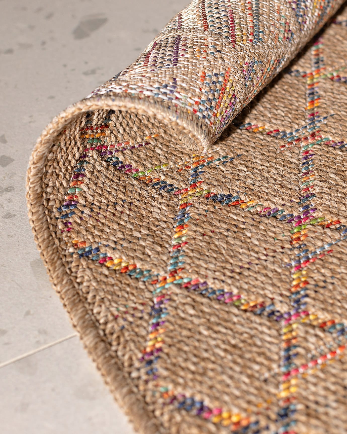 Vibrant Colorful Area Rug - Modern Home Decor