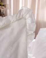 100% Cotton Double Duvet Cover Set - Embroidered Saule Collection