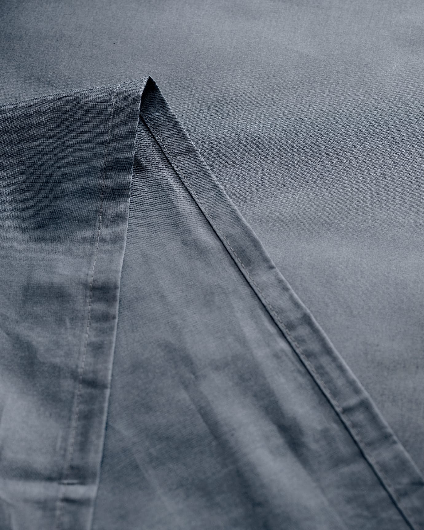 Twin 100% Cotton Ranforce Flat Sheet - Dark Blue
