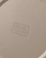 Large 2300 ml Airtight Food Storage Container with Lid - Taupe