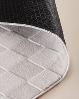 Durable Polyester Area Rug - Sophisticated Silk Relief Pattern