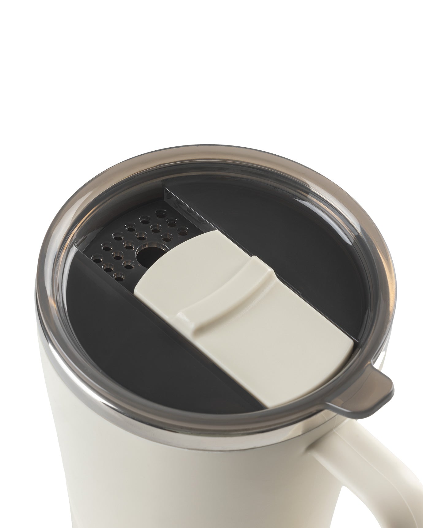 Durable Plastic & Metal Mug - Modern Everyday Design