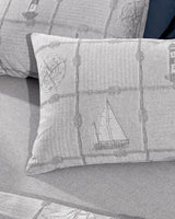 Viscose-katoenmix Dubbel Dekbedovertrekset - Etretat Jacquard