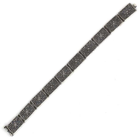 Premium 925 Sterling Silver Daisy Motif Bracelet