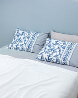 Mathilda King Size Cotton Ecocell Solid Pique Bedding Set