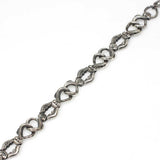 Premium 925 Sterling Silver Black Rhodium Antique Bracelet