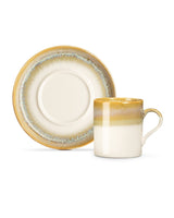 Porcelain 6-Piece Coffee Set - Modern Earthy Design