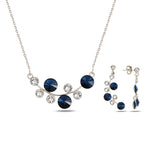 Sterling Silver Swarovski Crystal Set - Timeless Bezel Design