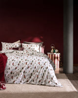 100% Cotton Flannel King Size Duvet Set - Colorful Design