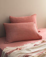 100% Cotton Double Pique Bedspread Set - Soft Muslin Weave