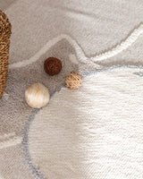 Alfombra de Polipropileno - Beige con Bordes con Flecos
