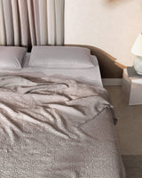 Pure Cotton Double Bedspread - Classic Comfort Design