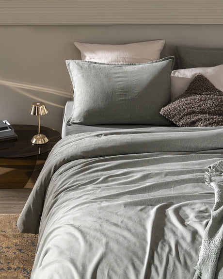 Luxurious 100% Cotton King Size Duvet Cover Set - Soft Printed Design