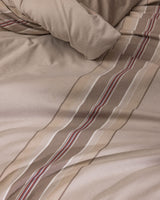 100% Cotton Flannel Double Duvet Cover Set - Lydie