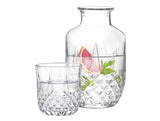 High-Quality Clear Glass Bedside Carafe - Elegant Audrey Design