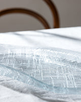 Clear Glass Oval Serving Platter - Modern Tableware Design