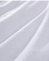 100% Cotton King Size Duvet Cover Set - Elegant Shimmer Sateen