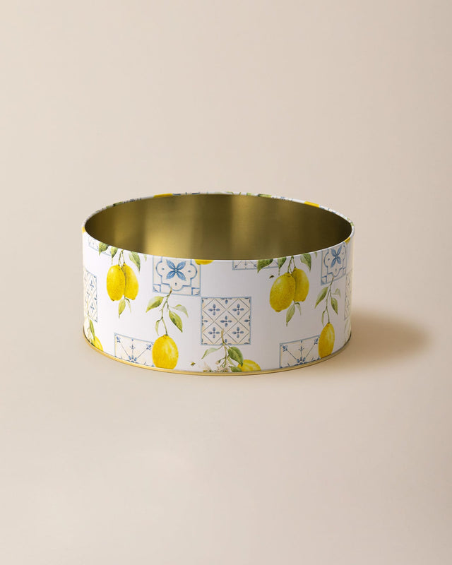 Large Round Metal Storage Box