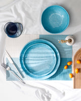 Melamine 6-Person 18-Piece Dinner Set - Vibrant Everyday Elegance