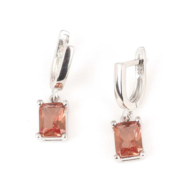 Wholesale Sterling Silver Zultanite Rectangular Earrings