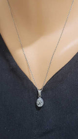 925 Sterling Silver Miniature Elizabeth Profile Pendant - Iconic Design