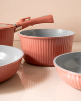 9 Piece Premium Cookware Set - Durable Kitchen Pot Collection