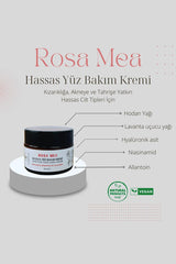 Crema Facial Sensible Profesional con Infusión de Rosa