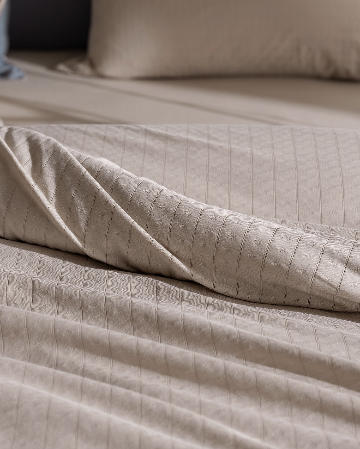 100% Cotton Jersey Duvet Cover Set - Soft, Fitted Comfort