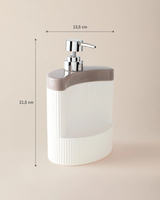 Durable Plastic Liquid Soap Dispenser - Modern Bathroom Style
