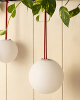 White Table Lamp - Modern Bedside Desk Light - 20 cm