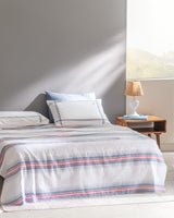 Cotton-Lyocell Blend King Size Piqué Set - Soft Eco-Printed Design