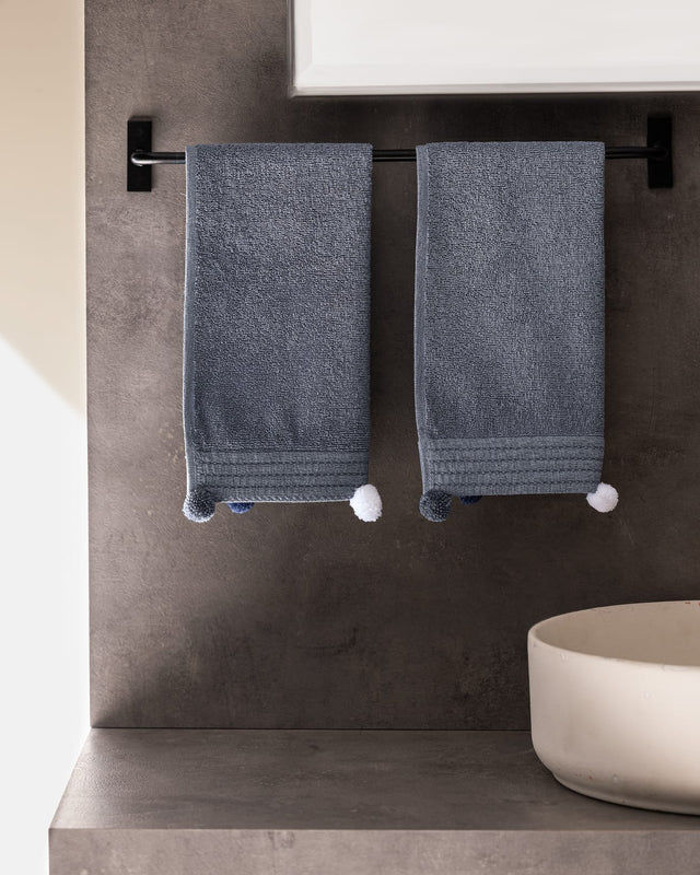 100% Cotton Hand Towel Set of 2 - Valerie Luxury Collection